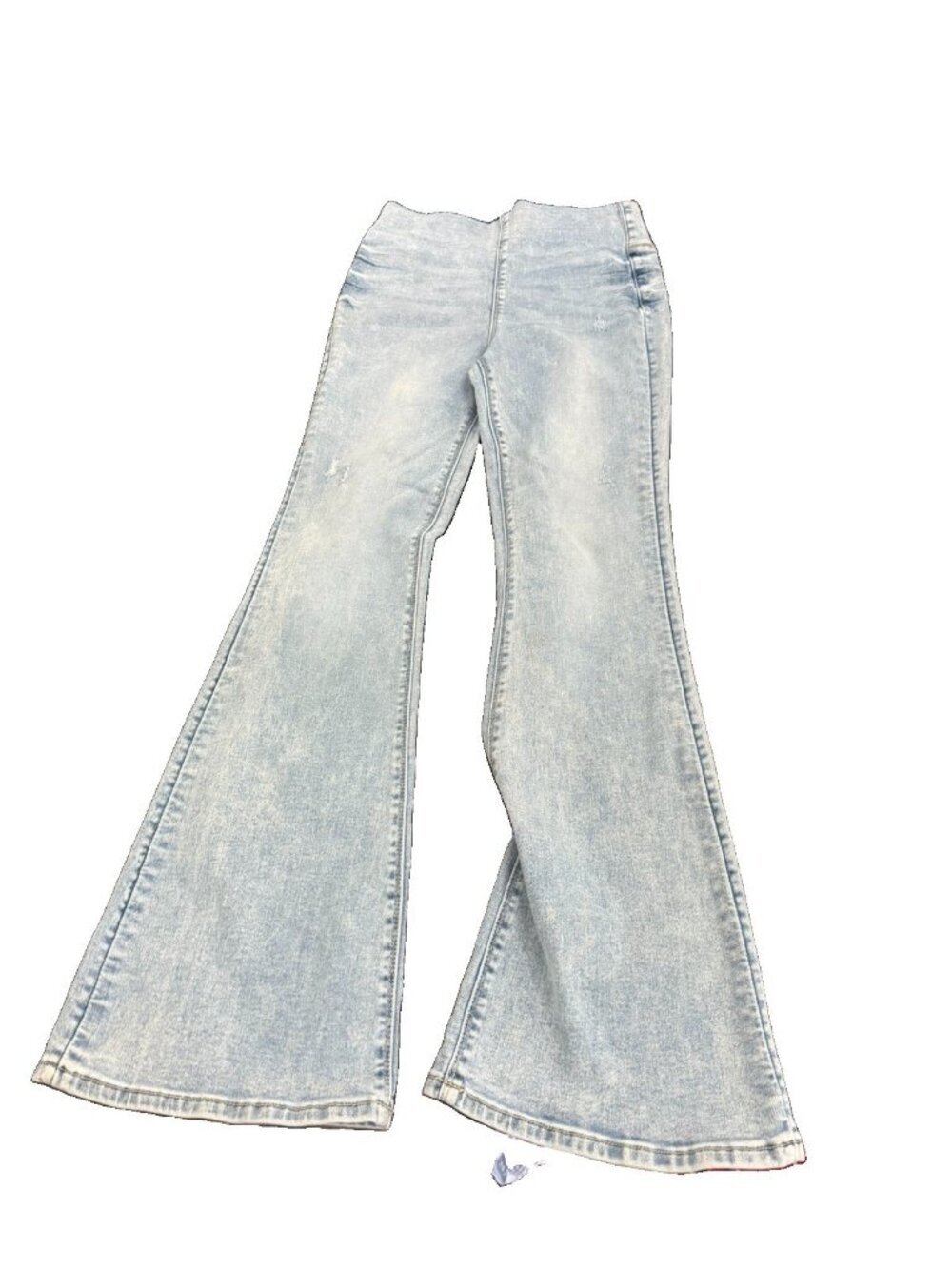 Women’s Risen Pull On Stretch Flare Jeans Size Medium Inseam 32.5”